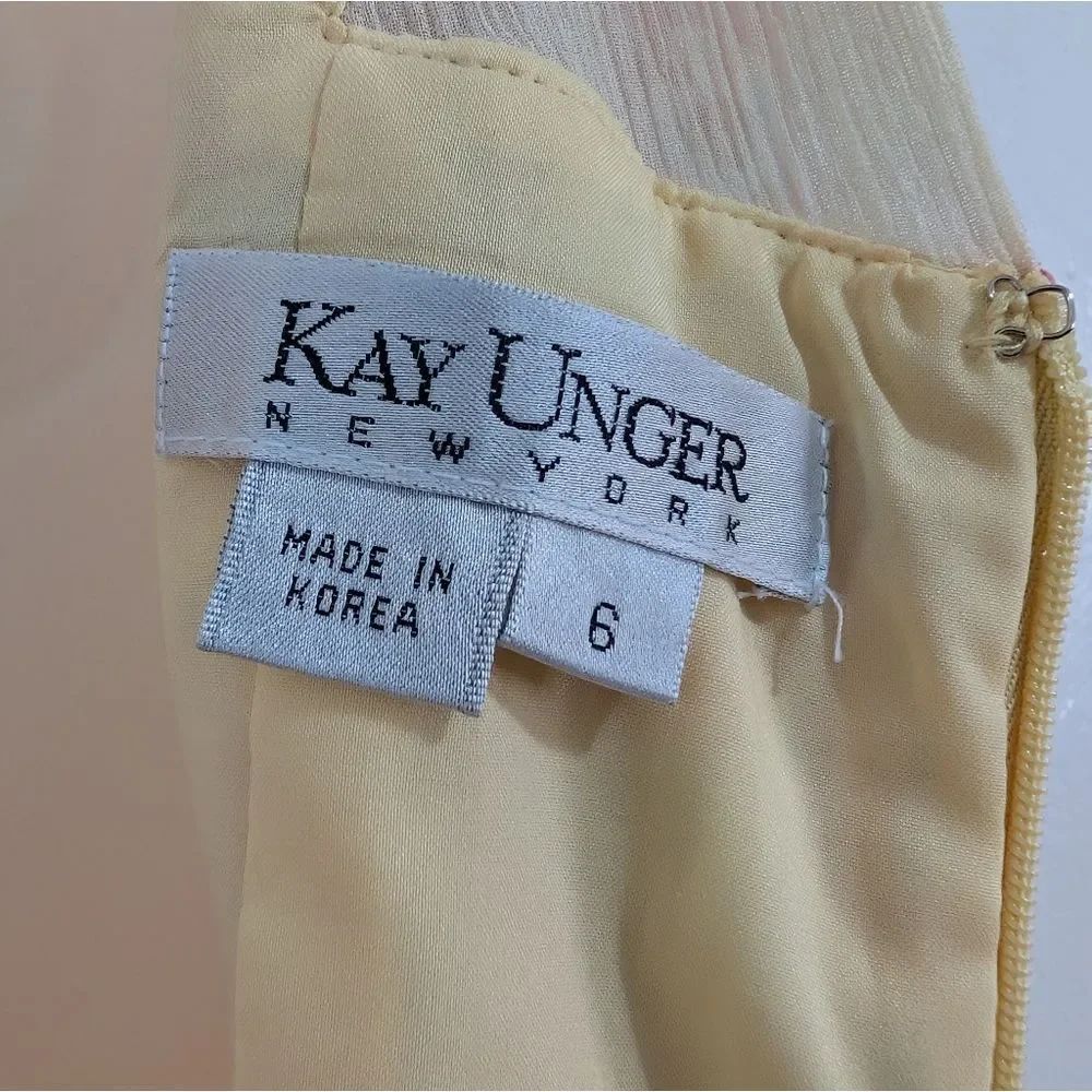 Kay Unger New York Garden Cocktail Cottagecore Feminine Preppy Dress 6 - Picture 2 of 9